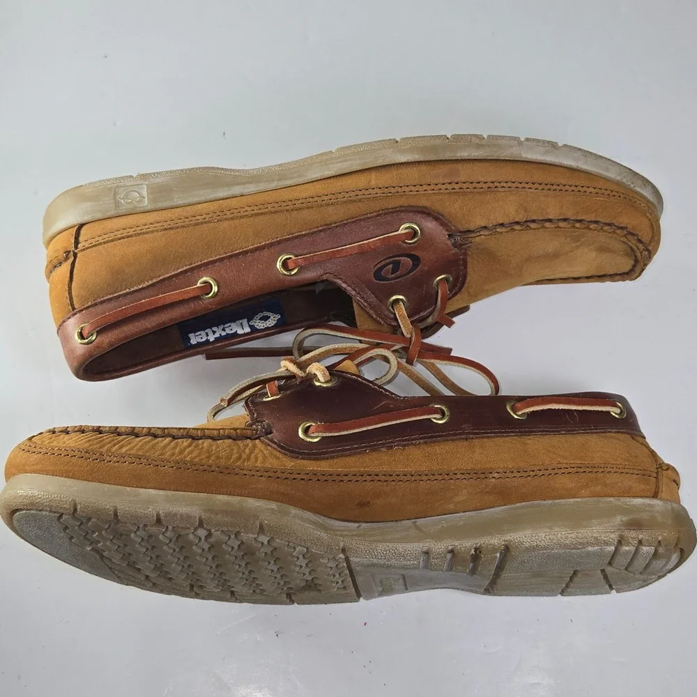 Dexter‎ USA Mens Brown Suede Leather Boat Shoes Size 9.5 M